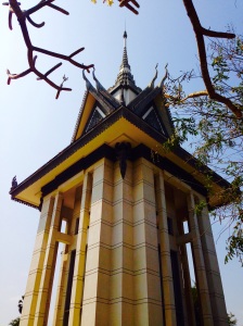 Memorial stupa at Cheung Ek 